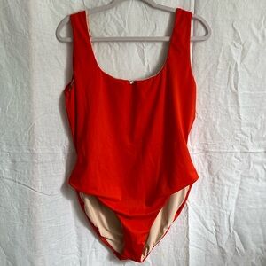 Rat Boi perfect scoop one piece in Spritz XXL